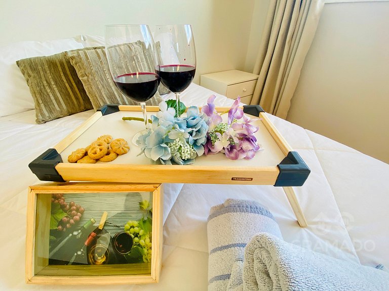 Centro Gramado + Vaga | A Pé da Rua Coberta 10 pessoas