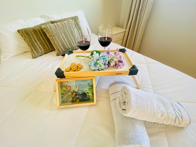 Centro Gramado + Vaga | A Pé da Rua Coberta 10 pessoas