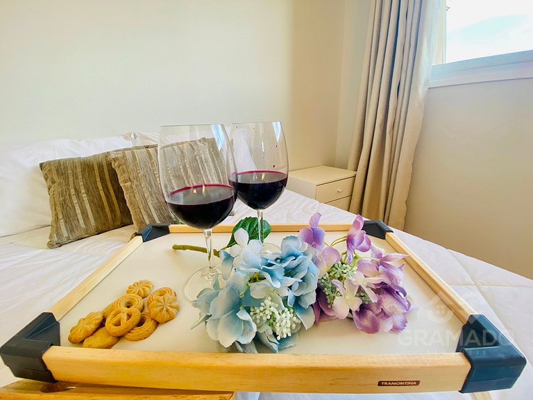 Centro Gramado + Vaga | A Pé da Rua Coberta 10 pessoas