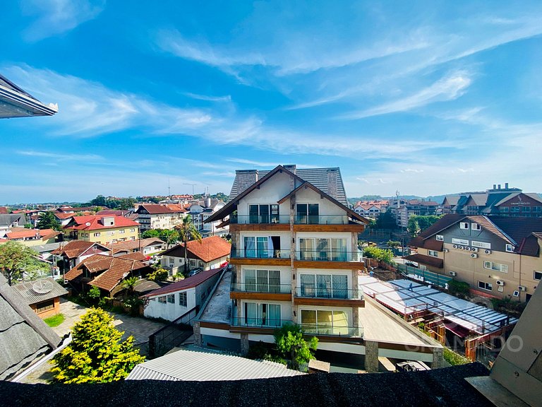 Centro Gramado + Vaga | A Pé da Rua Coberta 10 pessoas