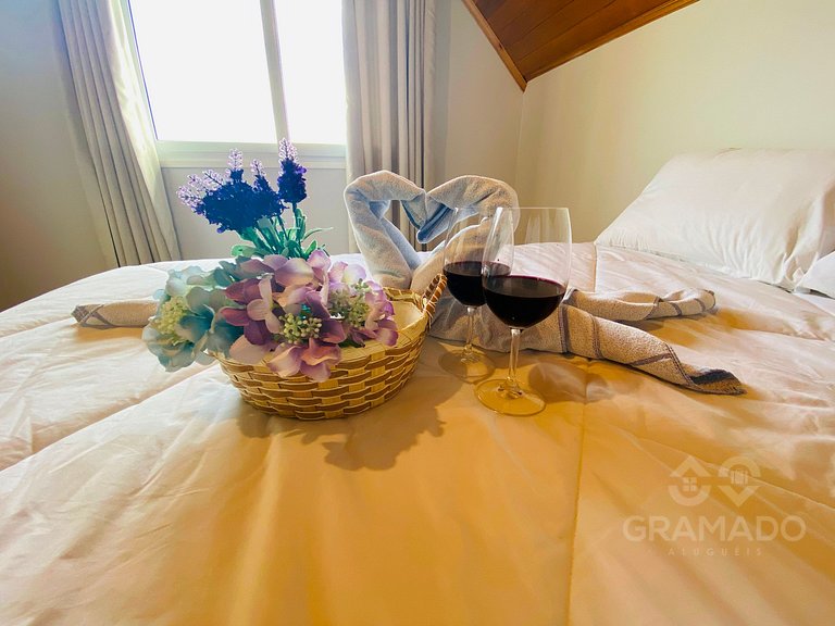 Centro Gramado + Vaga | A Pé da Rua Coberta 10 pessoas