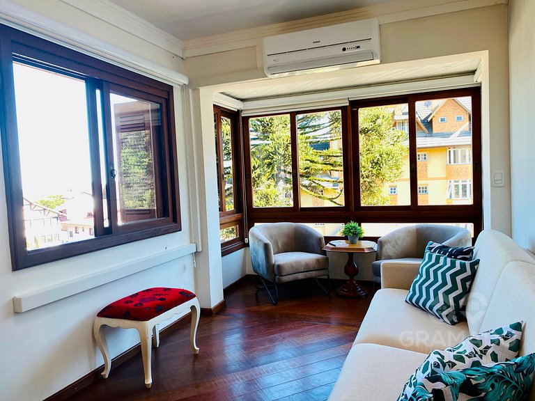 Apartamento Premium p/ 6 – Ao Lado da Rua Torta