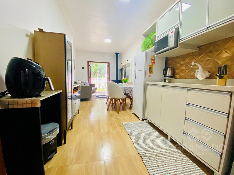 Casa em Canela + Lareira | Espaço e Conforto+Espaço Gourmet