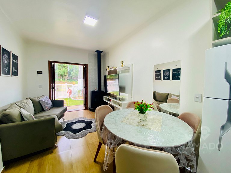 Casa em Canela + Lareira | Espaço e Conforto+Espaço Gourmet