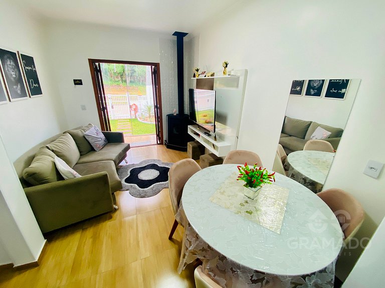 Casa em Canela + Lareira | Espaço e Conforto+Espaço Gourmet