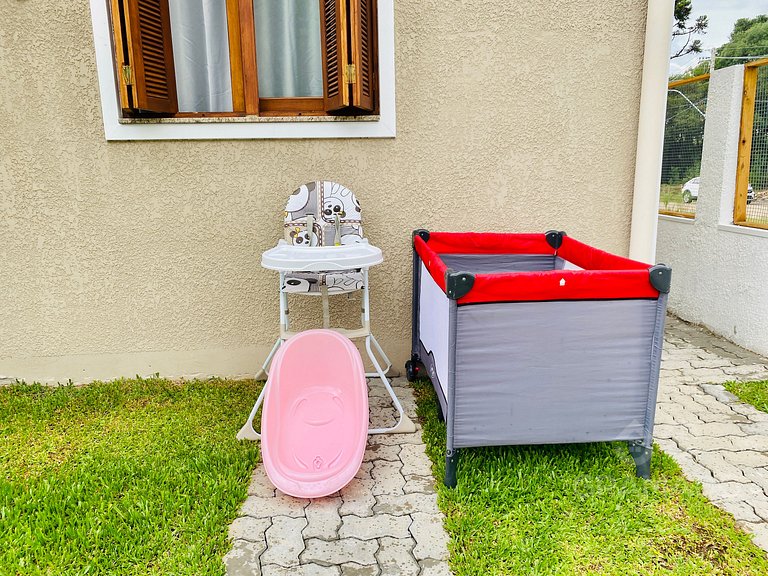 Casa em Canela + Lareira | Espaço e Conforto+Espaço Gourmet