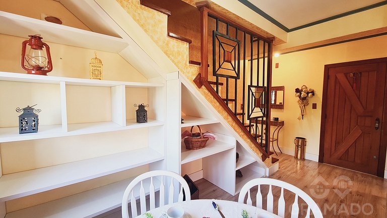 Ap amplo p/ 12 pessoas + Wi-Fi & ar perto da Rua Torta