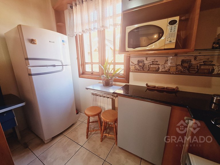 Ap amplo p/ 12 pessoas + Wi-Fi & ar perto da Rua Torta