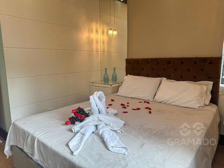 Conforto, 2Q + Lareira e Churrasqueira+Wiffi+Vaga