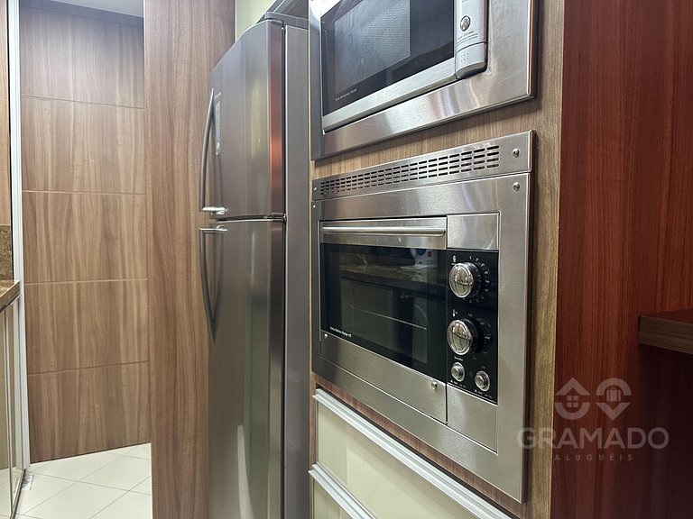 Conforto, 2Q + Lareira e Churrasqueira+Wiffi+Vaga