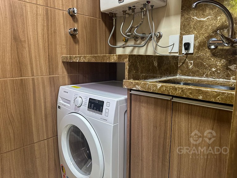 Conforto, 2Q + Lareira e Churrasqueira+Wiffi+Vaga