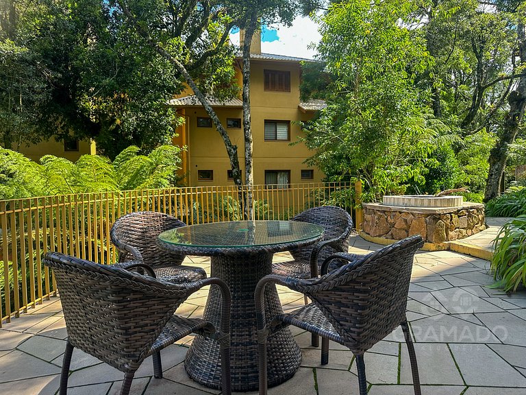 Conforto, 2Q + Lareira e Churrasqueira+Wiffi+Vaga