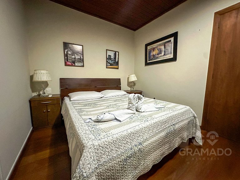 Romance em Gramado - Vista, Lareira e Charme