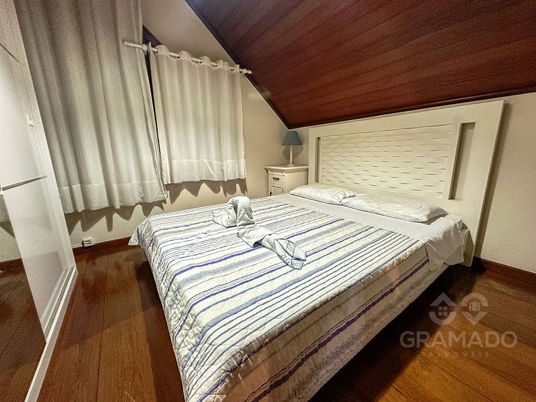 Romance em Gramado - Vista, Lareira e Charme