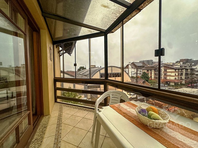 Romance em Gramado - Vista, Lareira e Charme