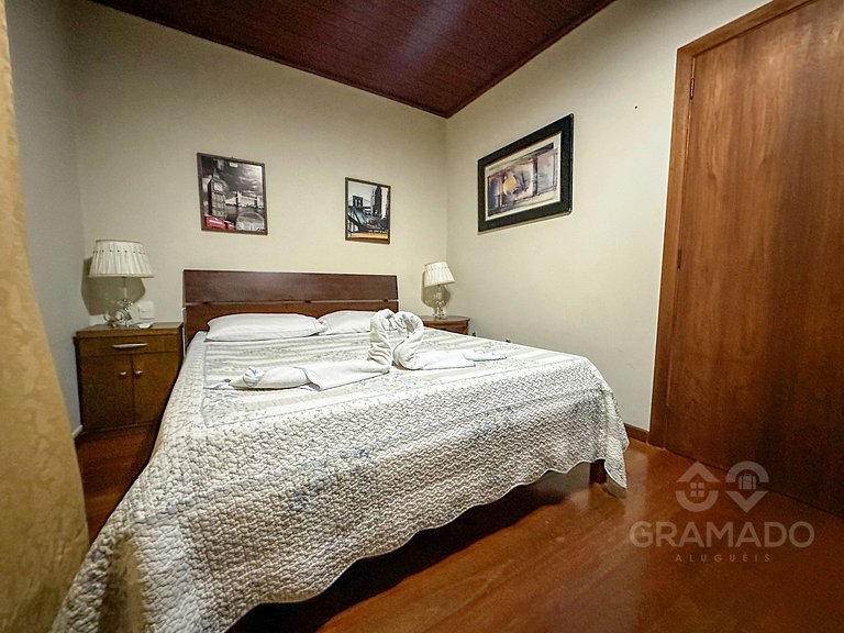 Romance em Gramado - Vista, Lareira e Charme