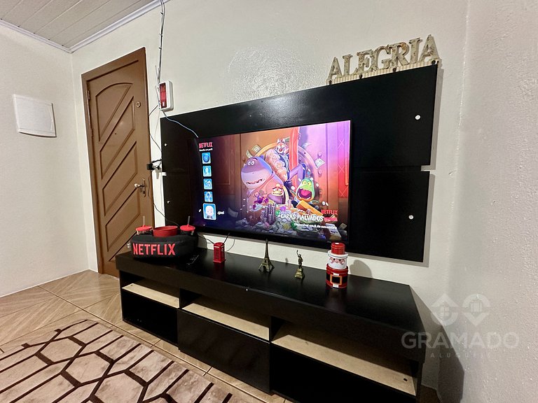 Seu Refúgio em Gramado 2 Dorms, Internet e Garagem