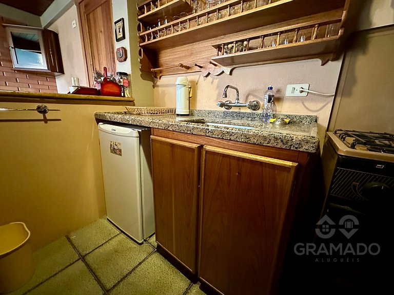 Romântico e Prático - Lareira + Garagem - Lago Negro