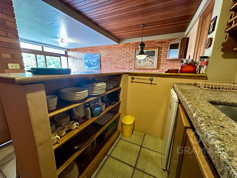 Romântico e Prático - Lareira + Garagem - Lago Negro