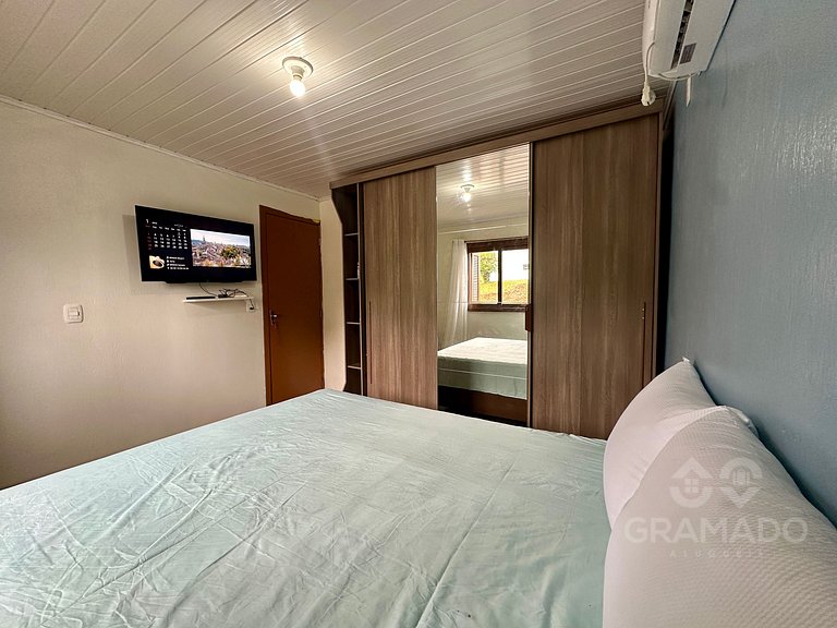 Seu Refúgio em Gramado 2 Dorms, Internet e Garagem