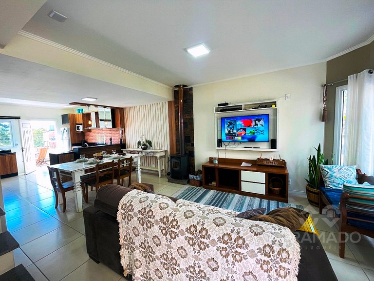 Sua Experiência na Serra Gaúcha • Duplex Charmoso + Lareira+