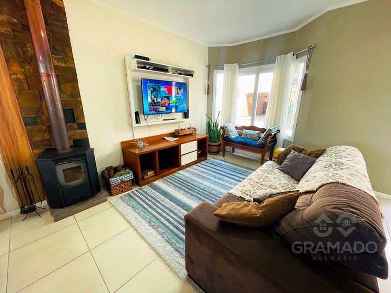 Sua Experiência na Serra Gaúcha • Duplex Charmoso + Lareira+
