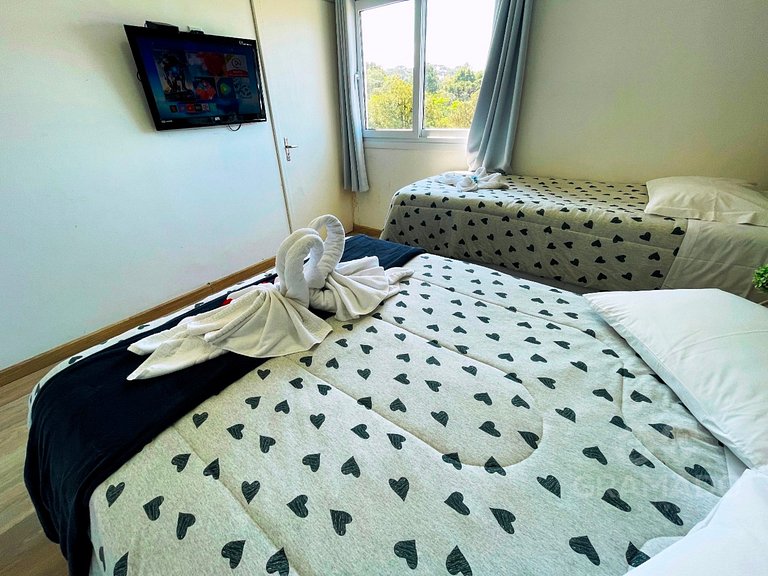 Sua Experiência na Serra Gaúcha • Duplex Charmoso + Lareira+