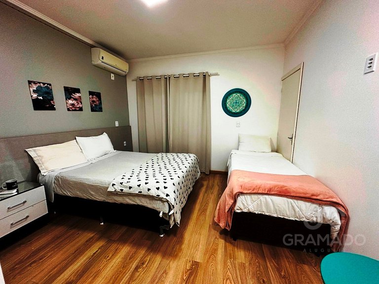 Sua Experiência na Serra Gaúcha • Duplex Charmoso + Lareira+