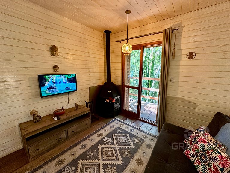 Il Bosco Incantato | Cabana + Cachoeira em Gramado