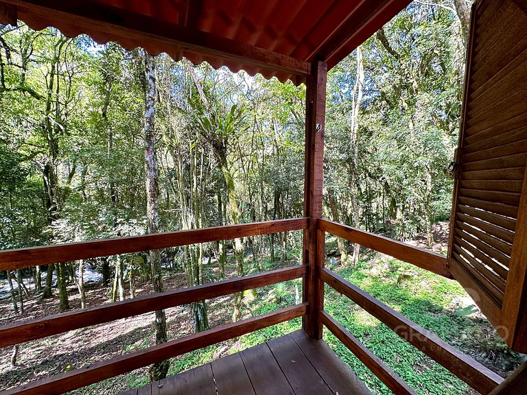 Il Bosco Incantato | Cabana + Cachoeira em Gramado