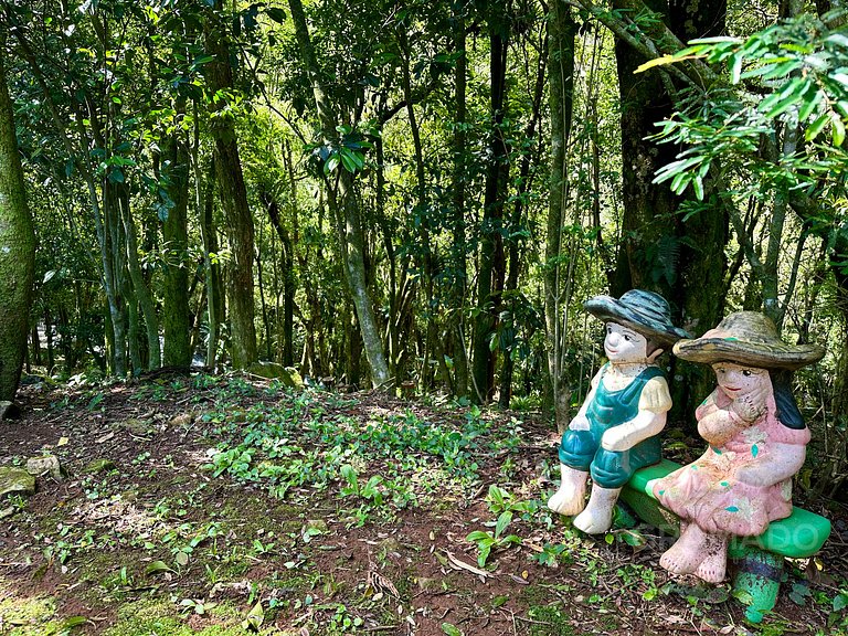 Il Bosco Incantato | Cabana + Cachoeira em Gramado